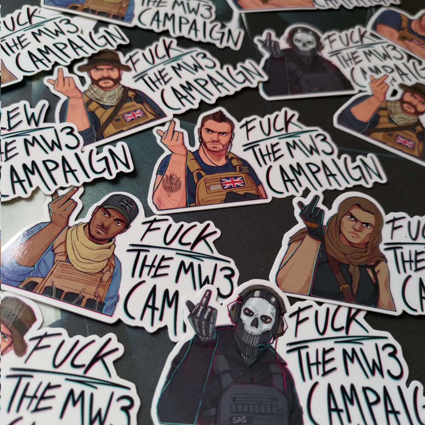 F*** the MW3 Campaign Stickers