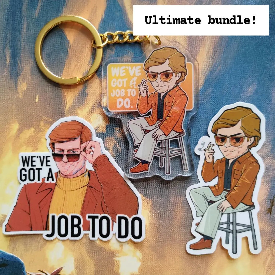 Adler Charm Keychain