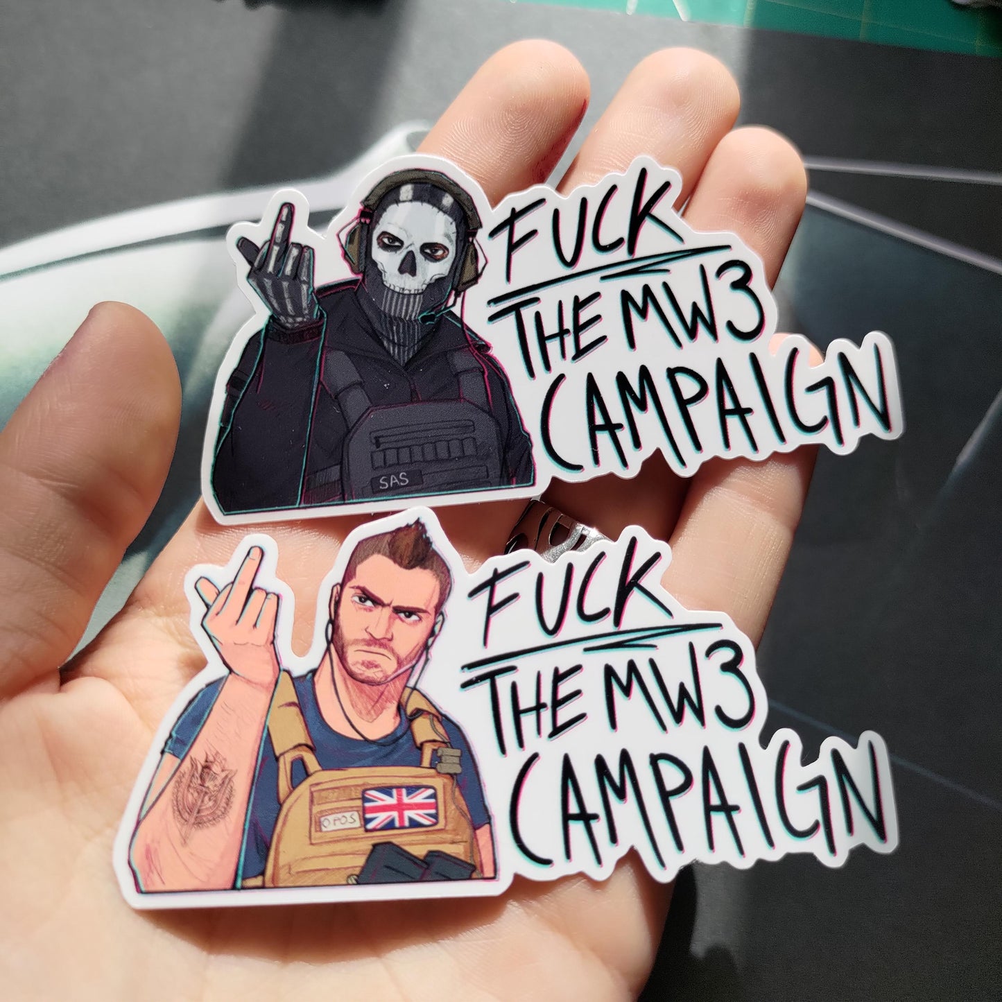 F*** the MW3 Campaign Stickers