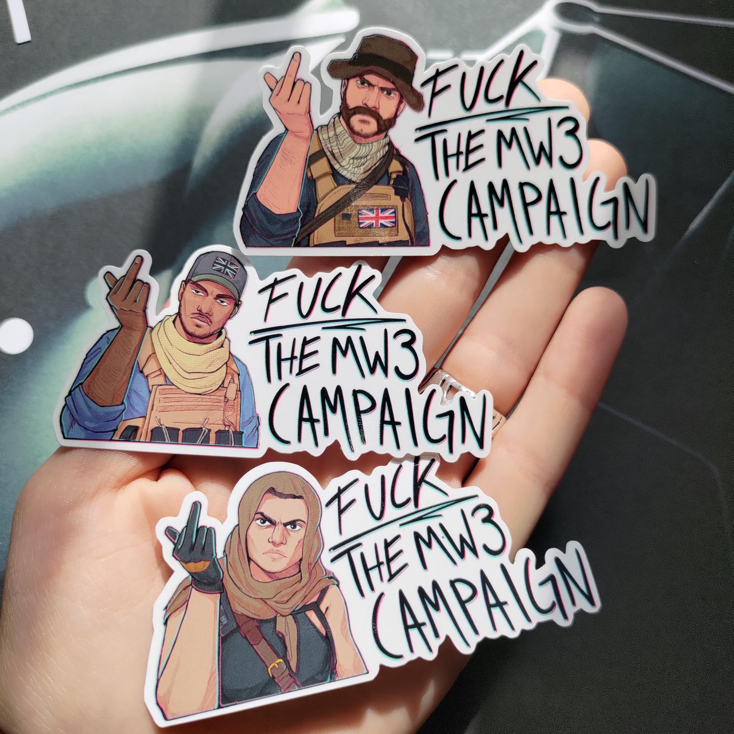 F*** the MW3 Campaign Stickers