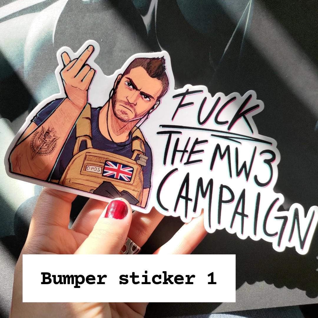 F*** the MW3 Campaign Stickers