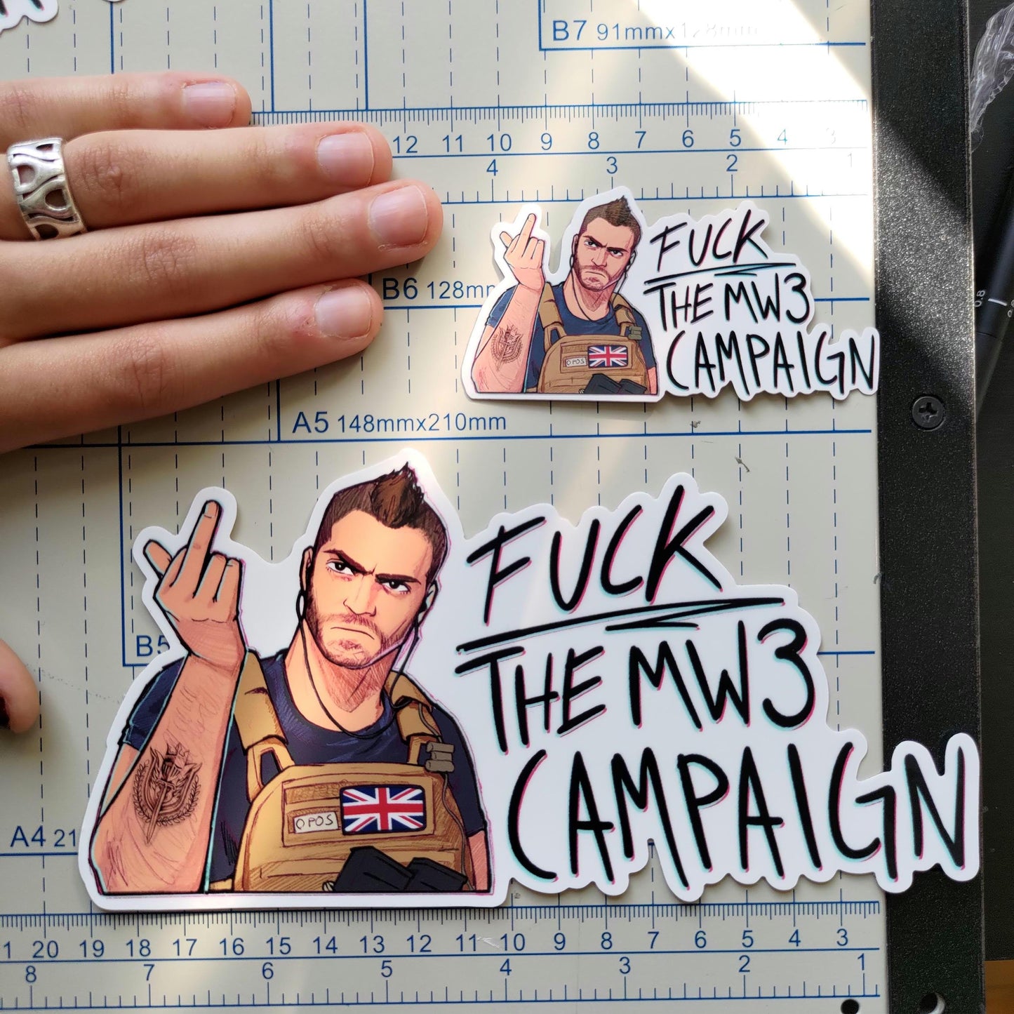 F*** the MW3 Campaign Stickers