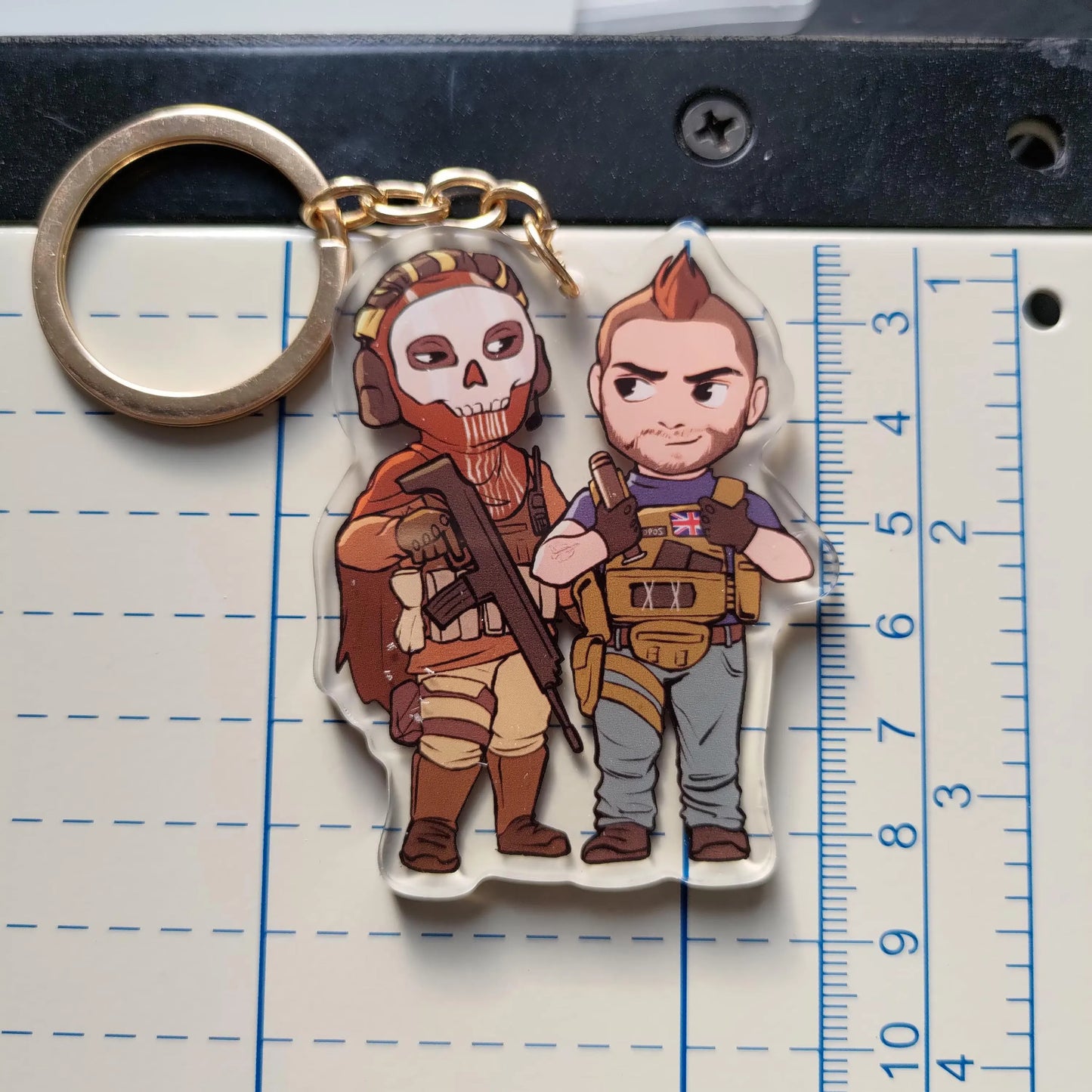 GhostSoap Acrylic Charm Keychain