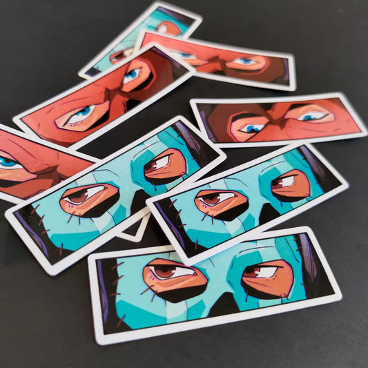 Soap and Ghost Eye Stickers