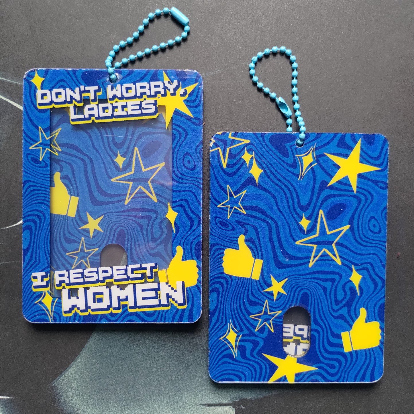 I RESPECT WOMEN Acrylic Photocard Holder