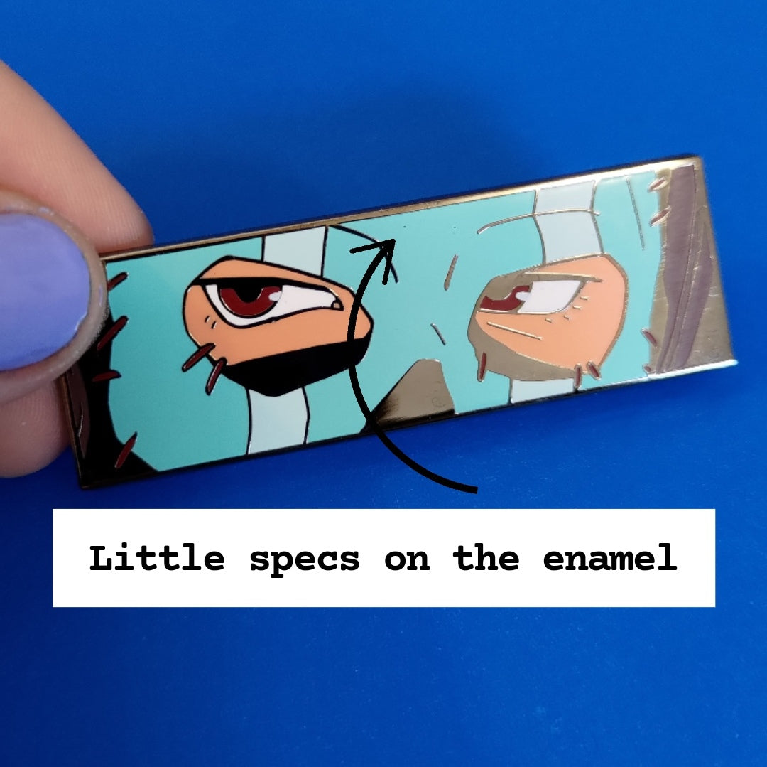 C GRADE Soap & Ghost Eyes ENAMEL Pins