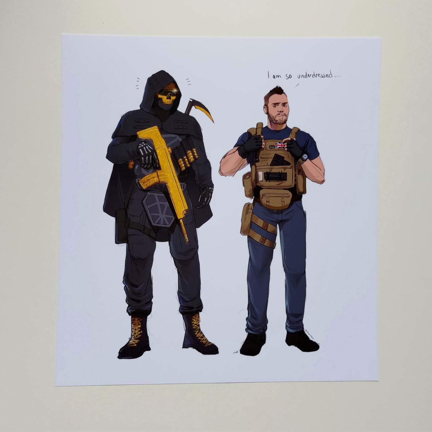 Underdressed - Art Print