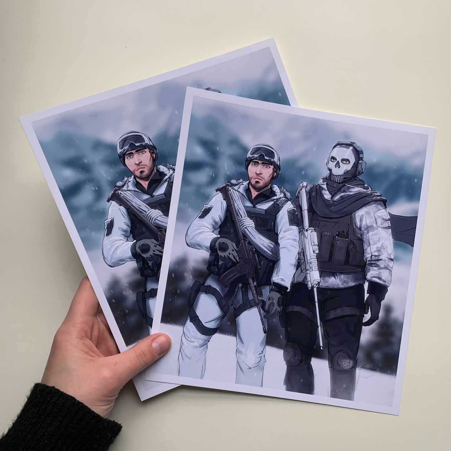 Winter Boys - Art Print