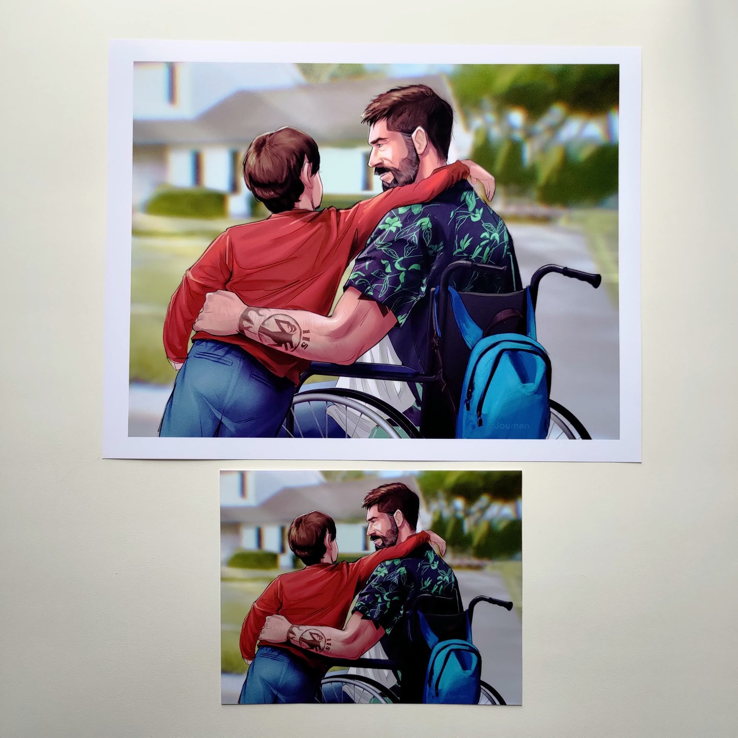 Little David Mason and Woods - Art Print