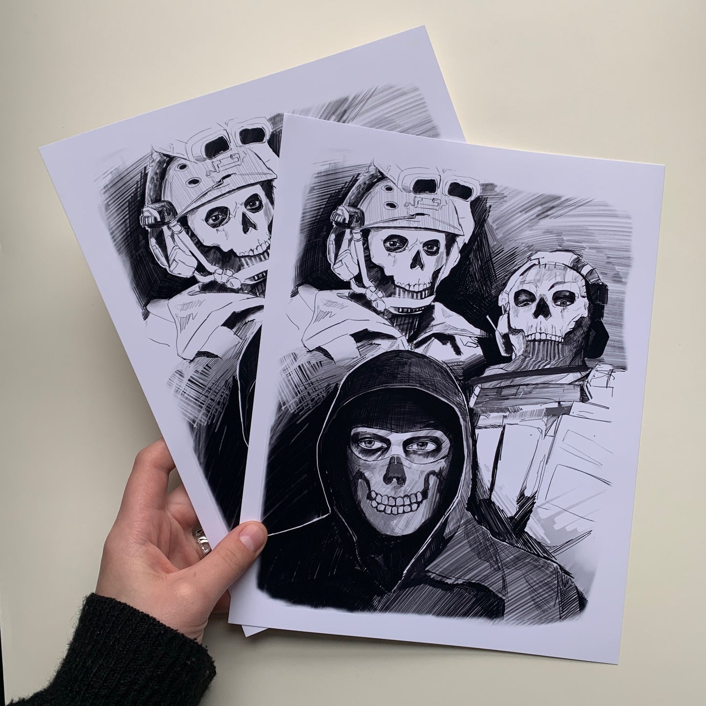 Ghost Sketches - Art Print