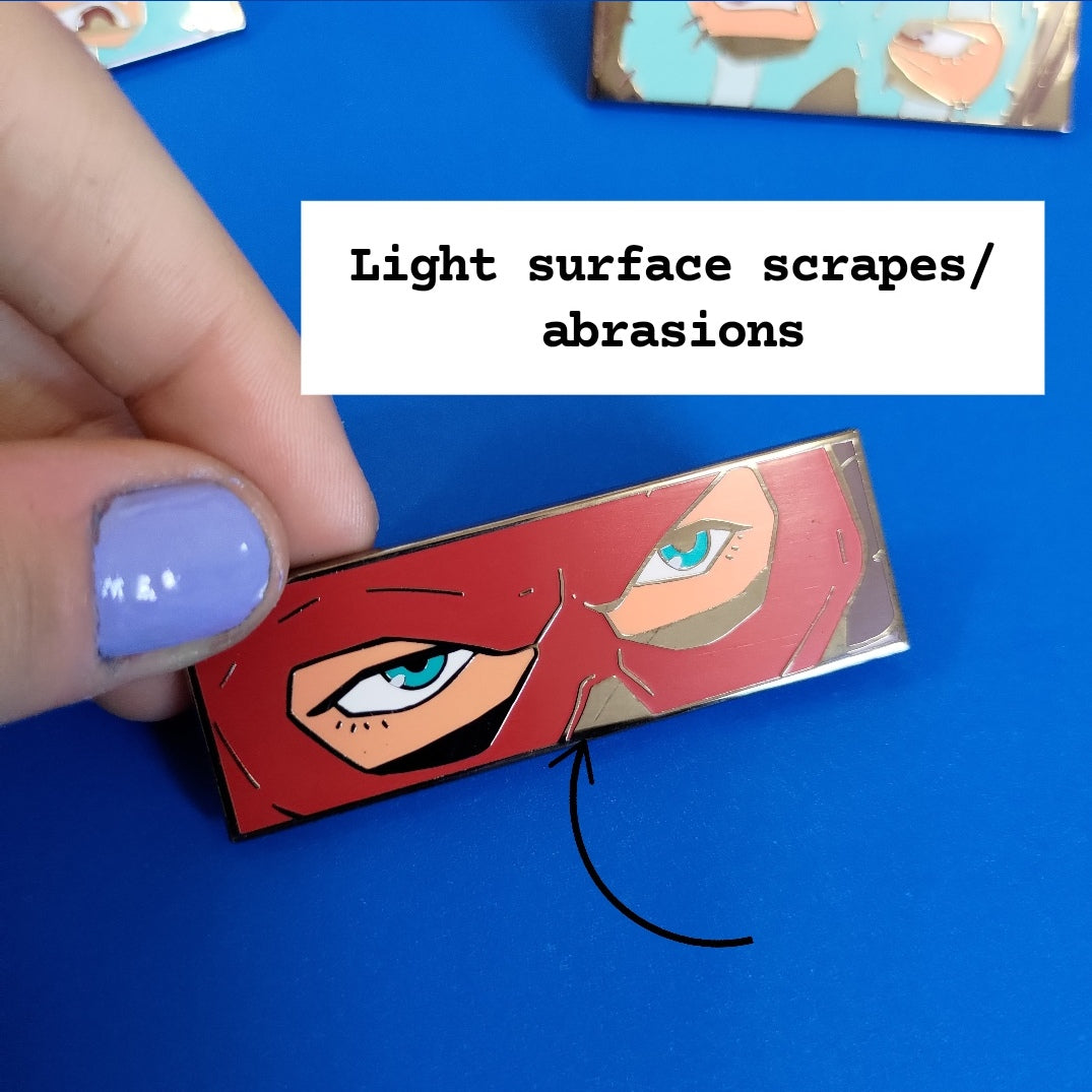 C GRADE Soap & Ghost Eyes ENAMEL Pins