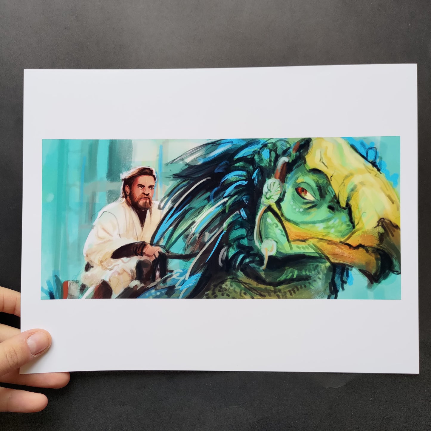 SW Prequels Screenshot Paintings! - Art Prints
