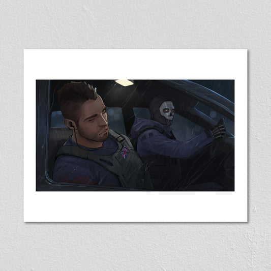 Sleepy Soap - Art Print