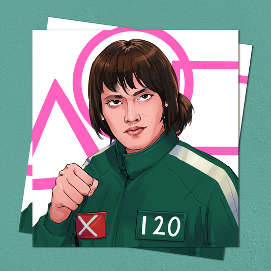 Player 120 Portrait - Art Print