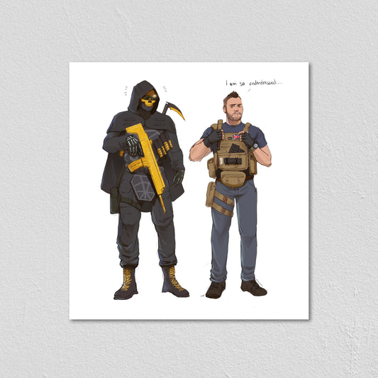 Underdressed - Art Print
