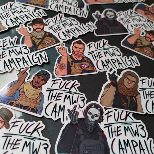 F*** the MW3 Campaign Stickers