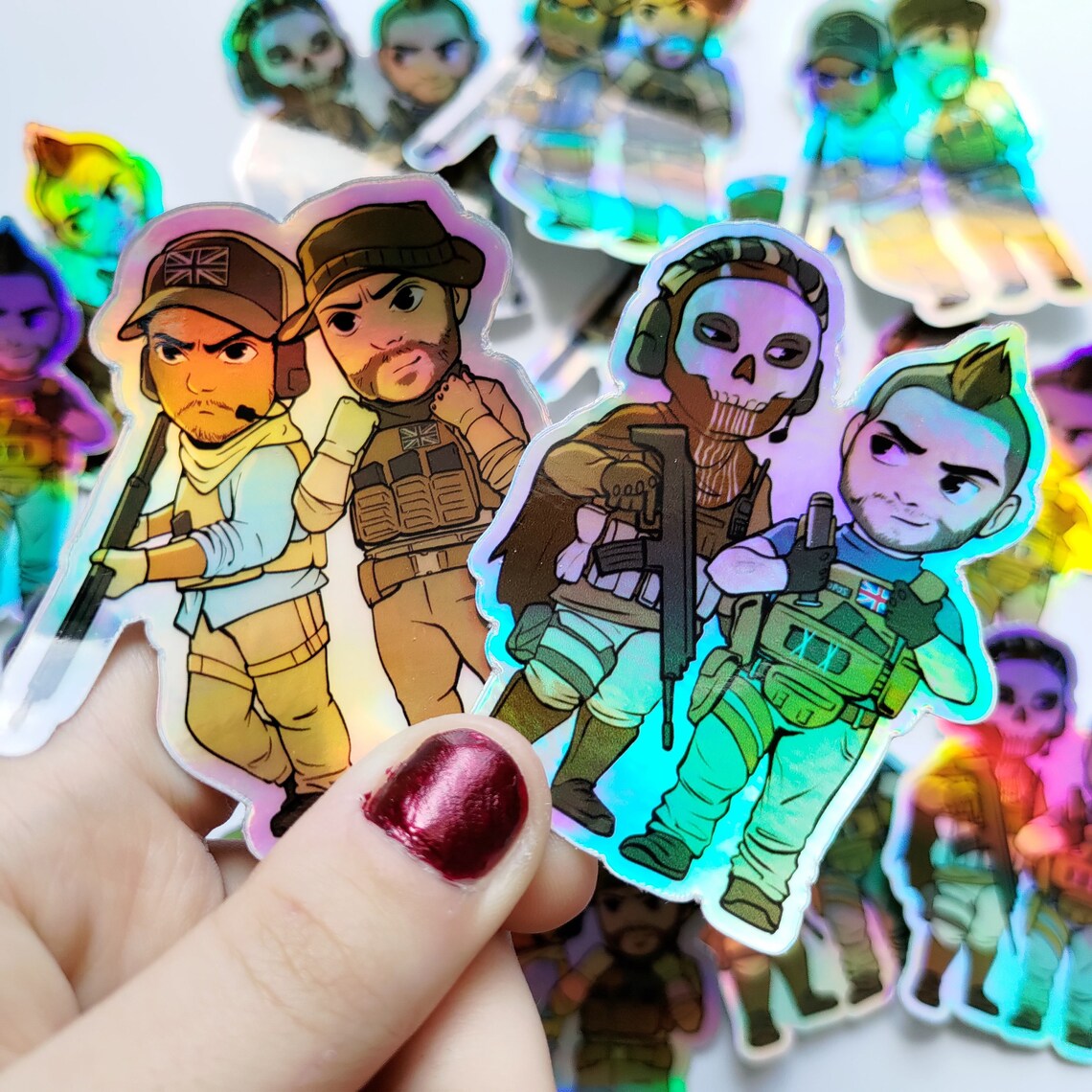 Holographic MWStickers