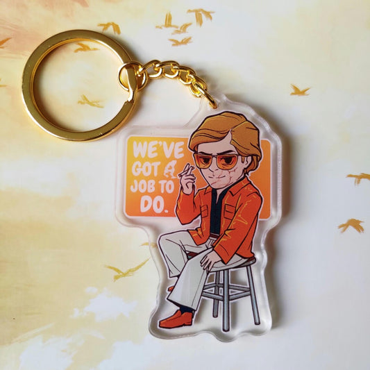 Adler Charm Keychain