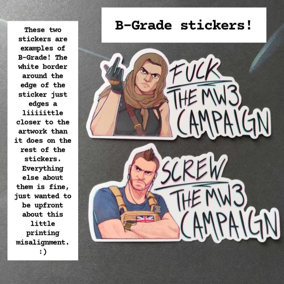 F*** the MW3 Campaign Stickers