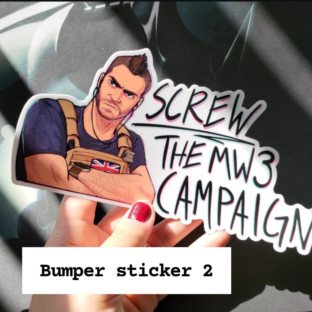 F*** the MW3 Campaign Stickers