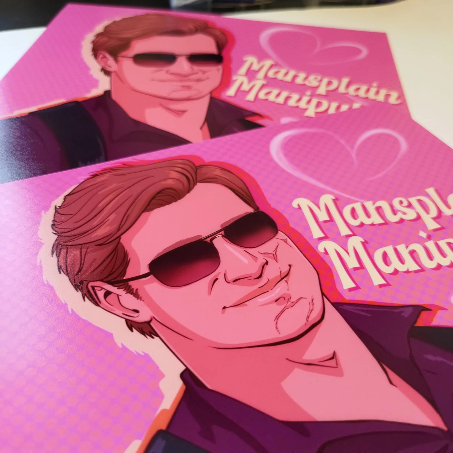 Mansplain, Manipulate, Manslaughter Adler - Art Print