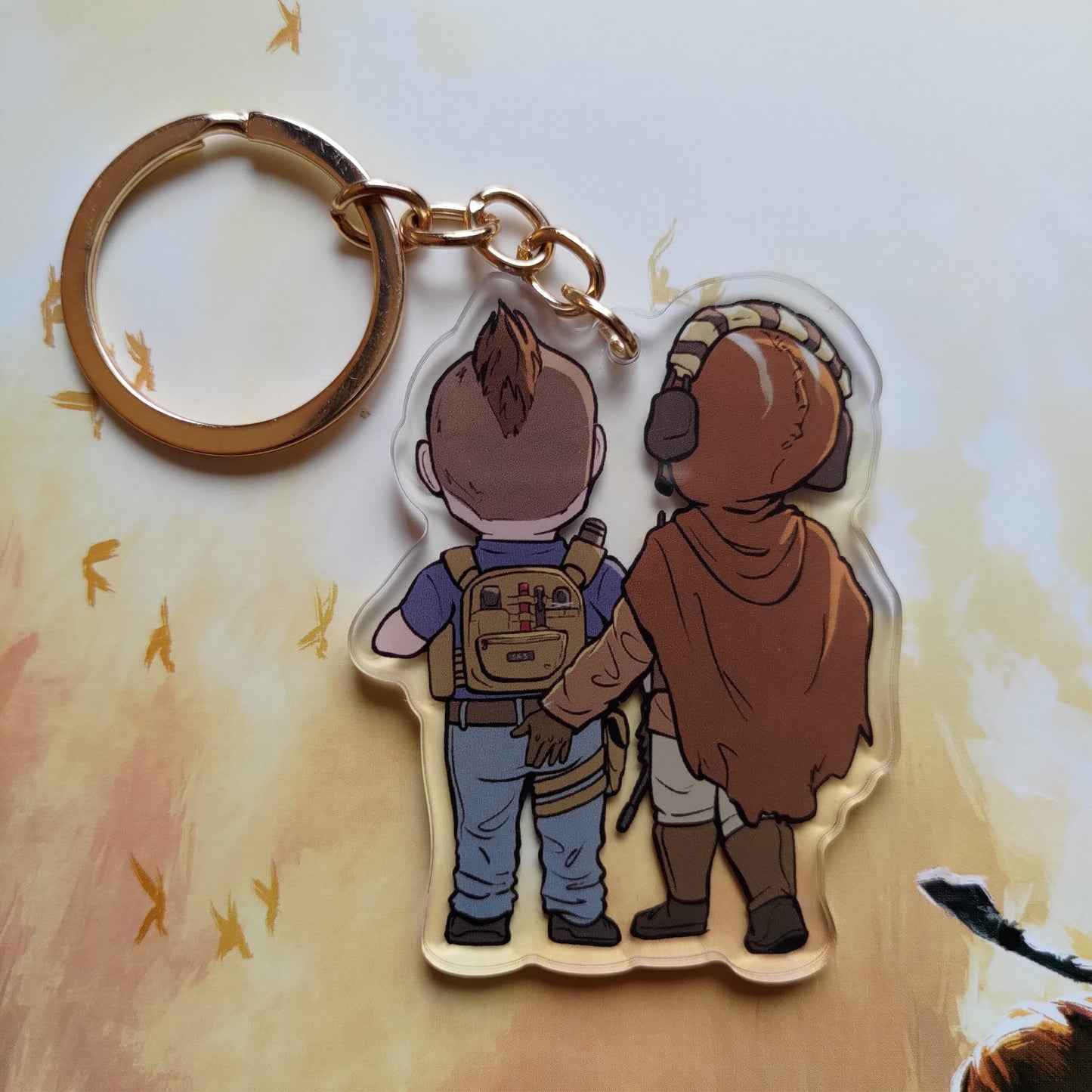 BUTT GRAB Acrylic Charm Keychain