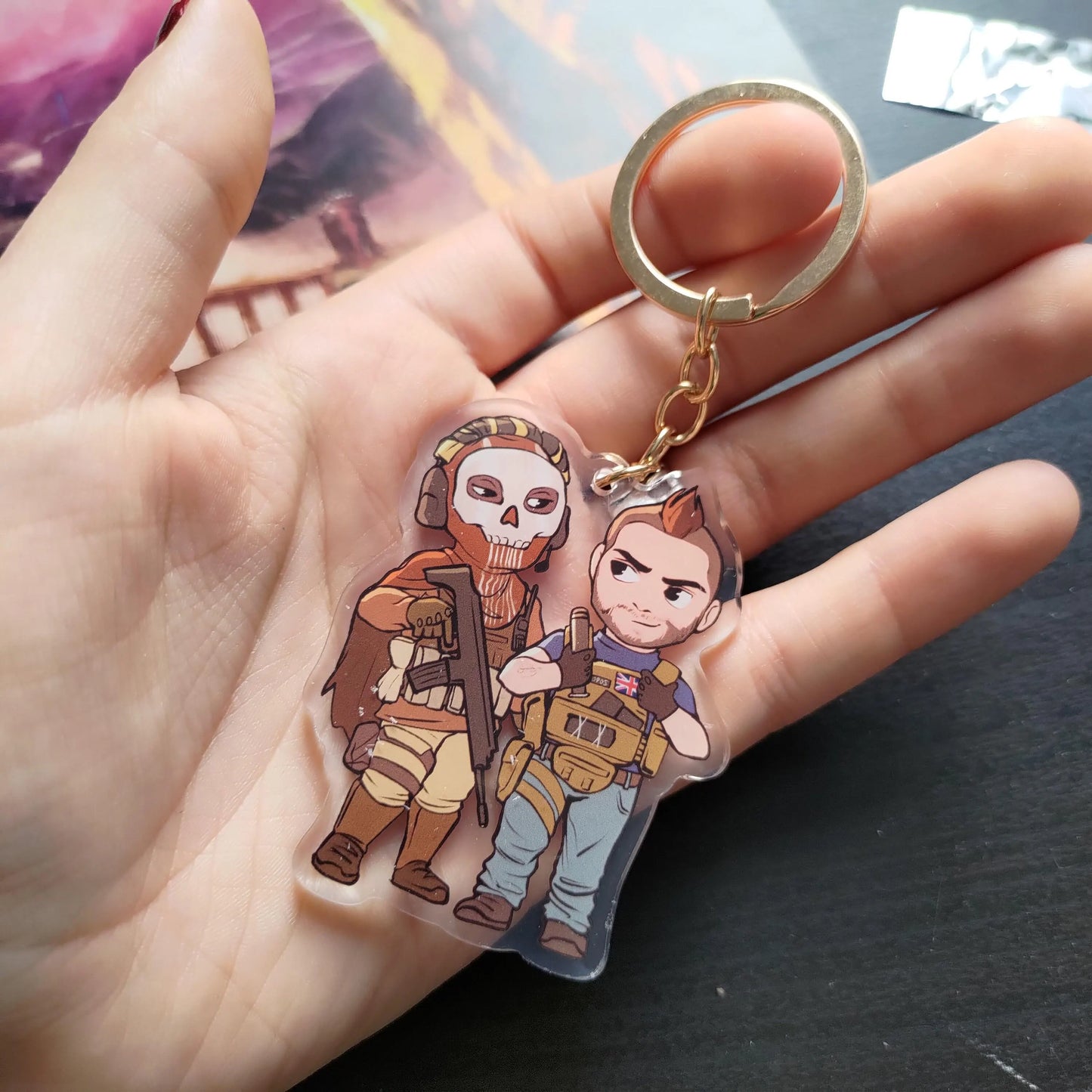GhostSoap Acrylic Charm Keychain