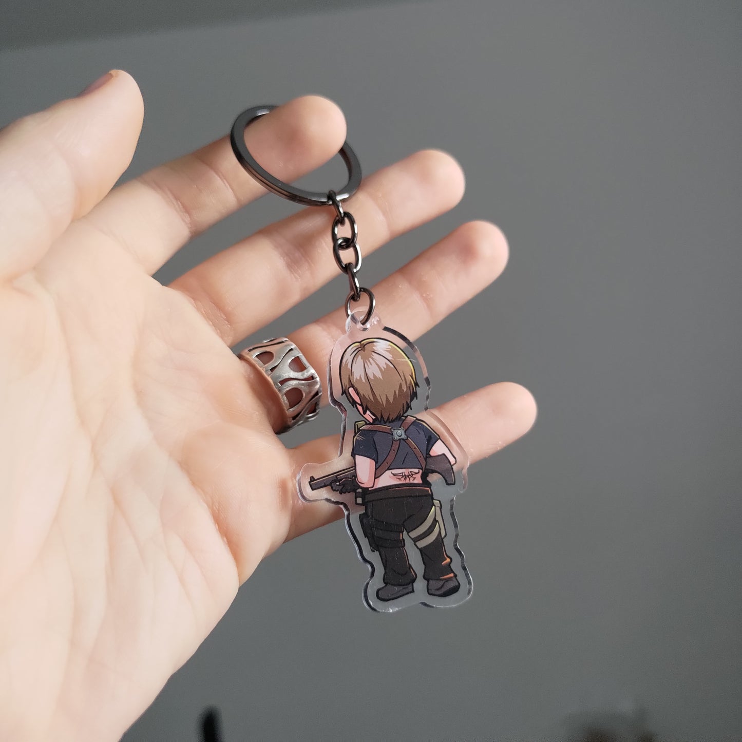Leon Kennedy Acrylic Charm Keychain