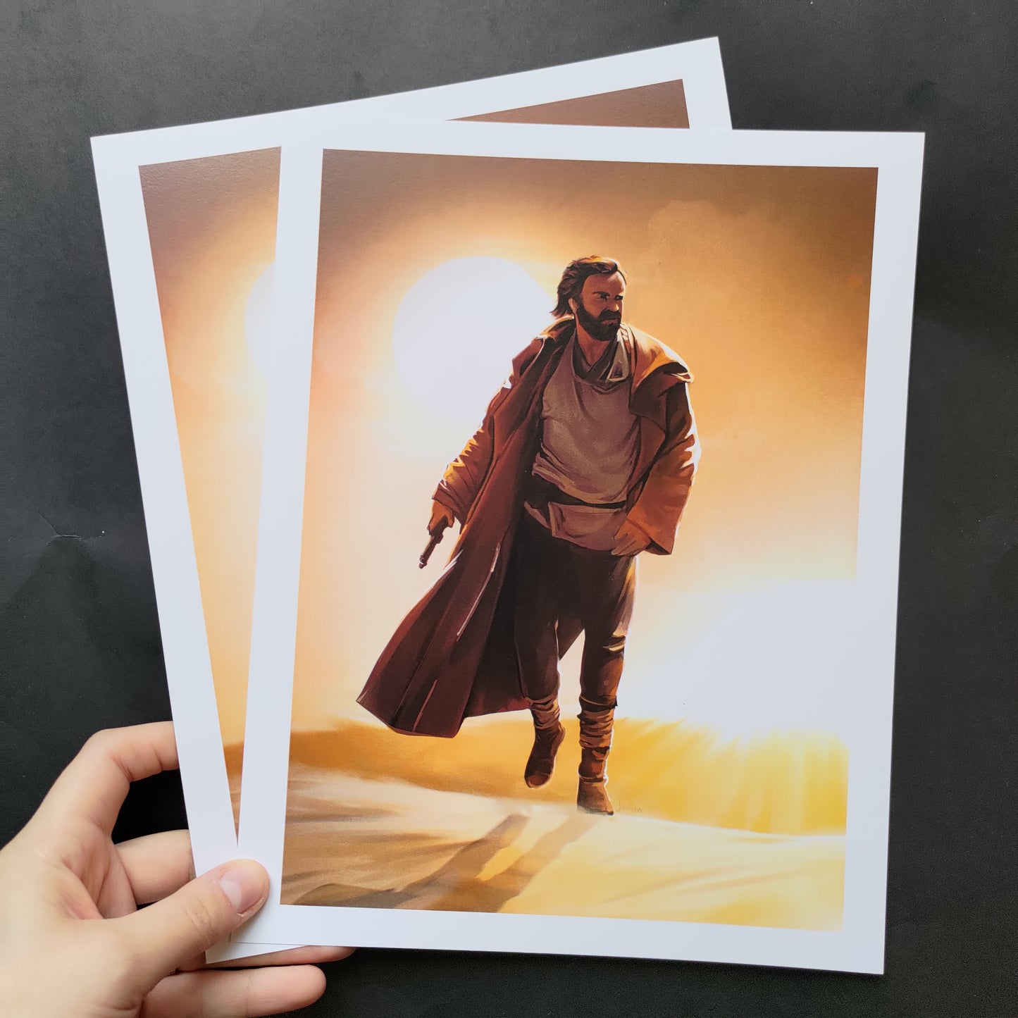 Obi-Wan Poster Redraw - Art Print