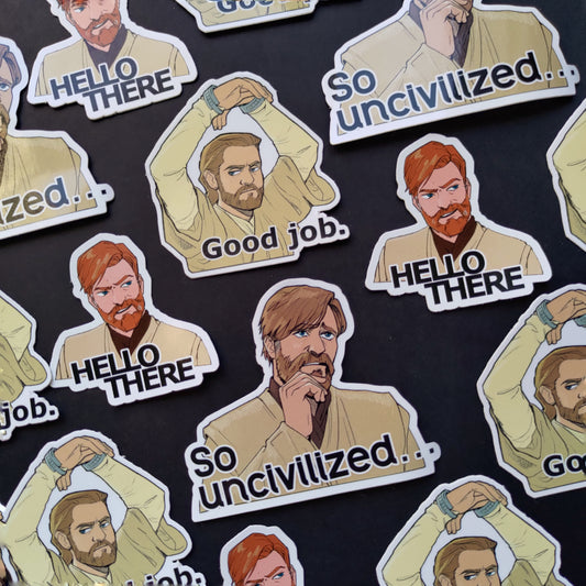 Obi-Wan Stickers!