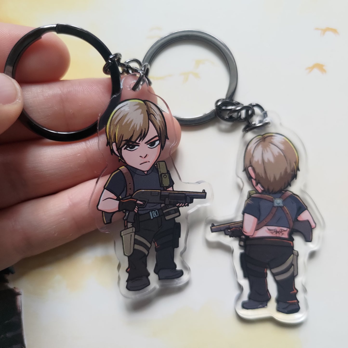 Leon Kennedy Acrylic Charm Keychain