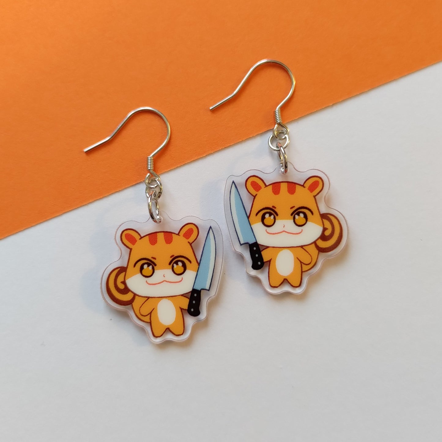 Jjongrami Knife Earrings / Phone Charm!
