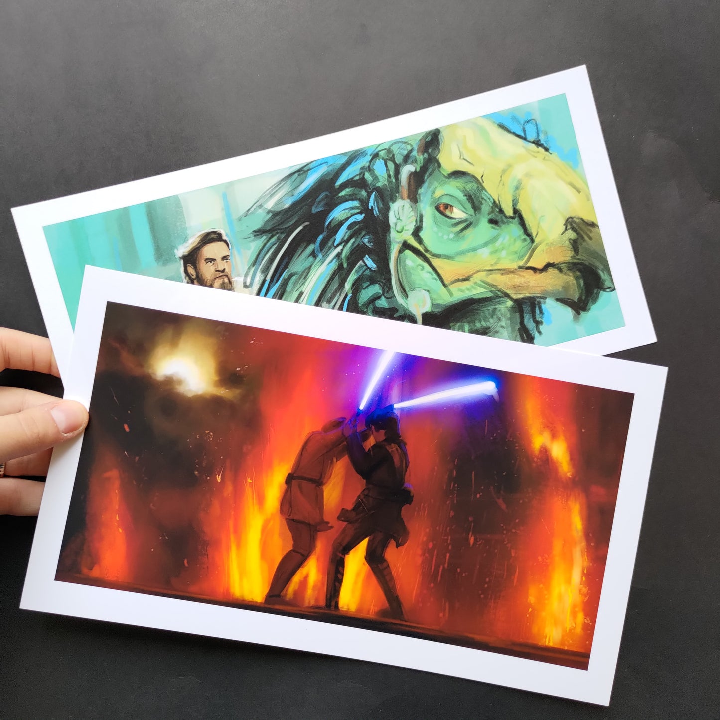 SW Prequels Screenshot Paintings! - Art Prints