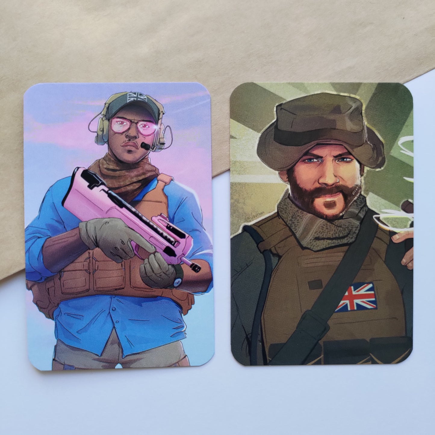 CoD PHOTOCARDS - Ghost, Soap, Price, Gaz, Adler, Woods