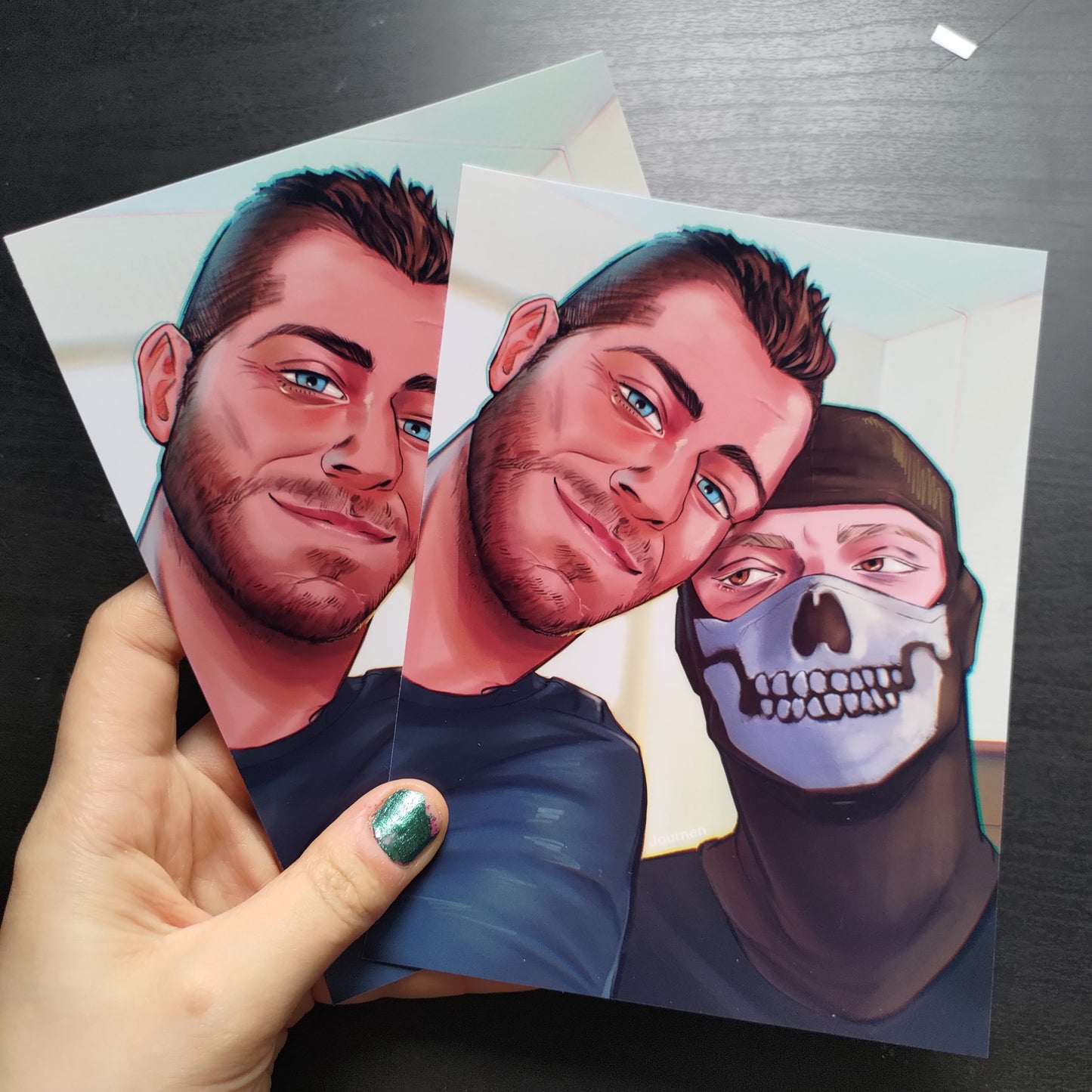 SoapGhost Selfie - Art Print