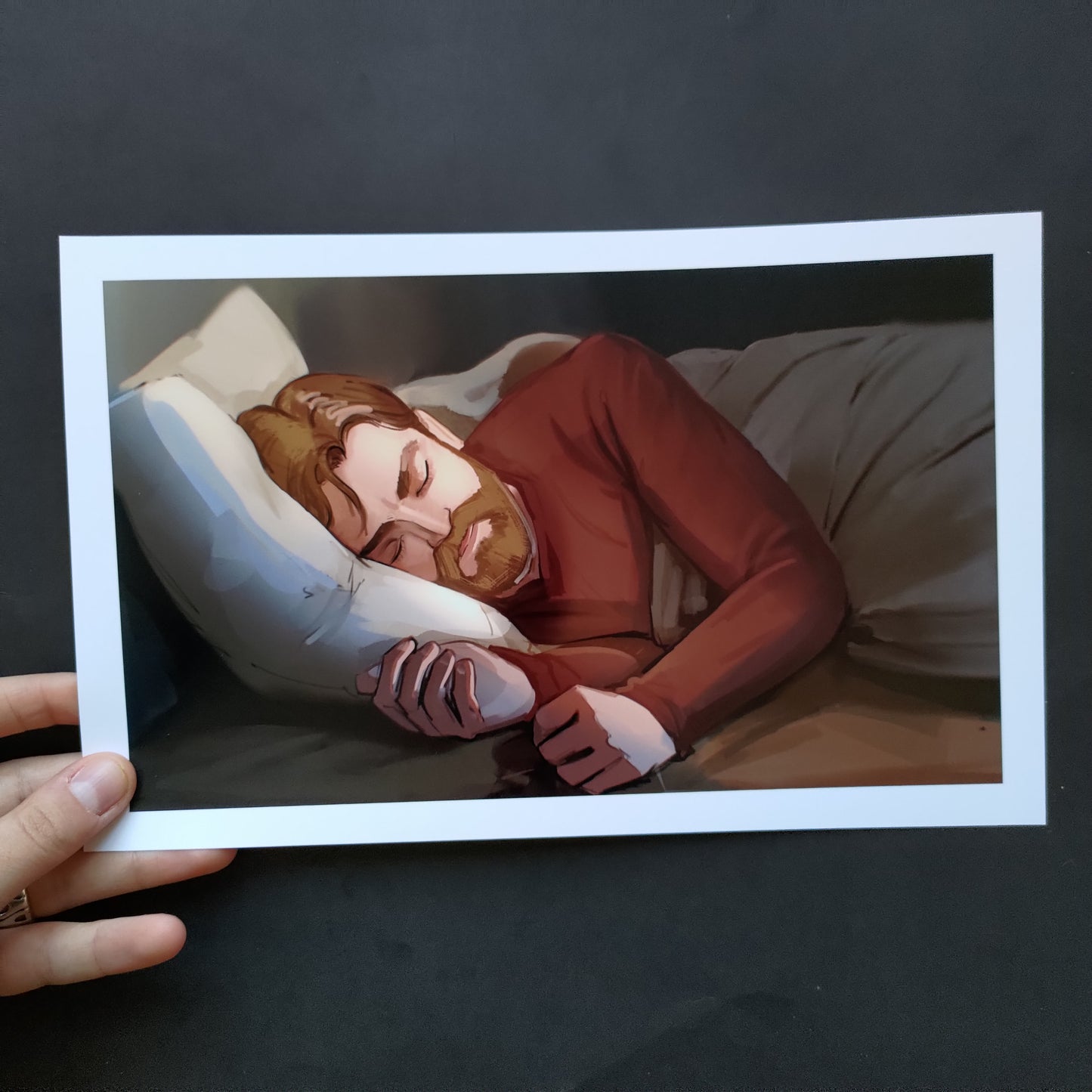 Obi-Wan Sleeping Peacefully - Art Print