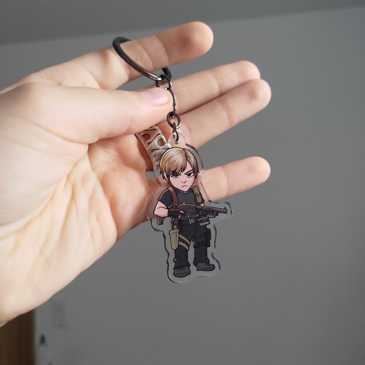 Leon Kennedy Acrylic Charm Keychain