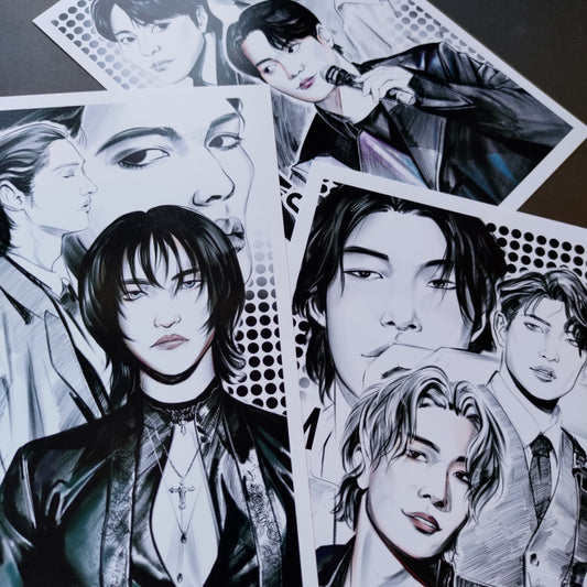 ATEEZ Members - Art Prints