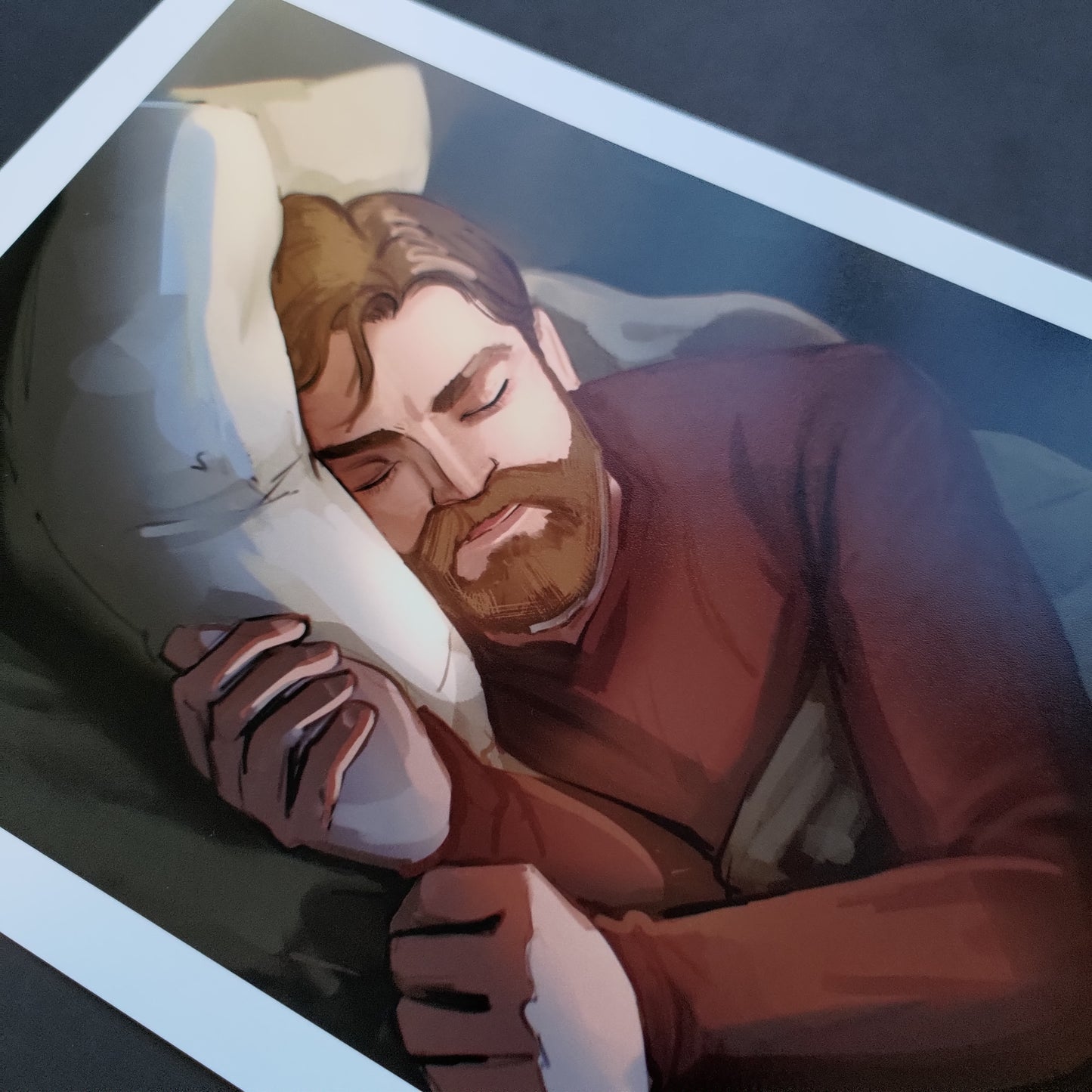 Obi-Wan Sleeping Peacefully - Art Print