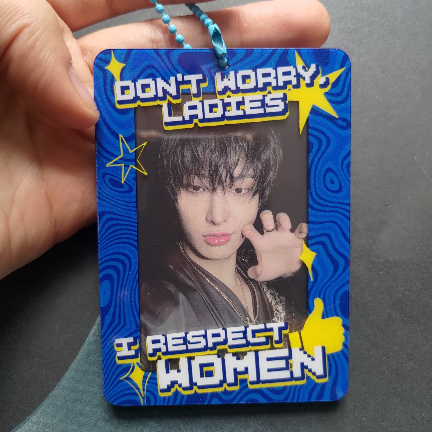 I RESPECT WOMEN Acrylic Photocard Holder
