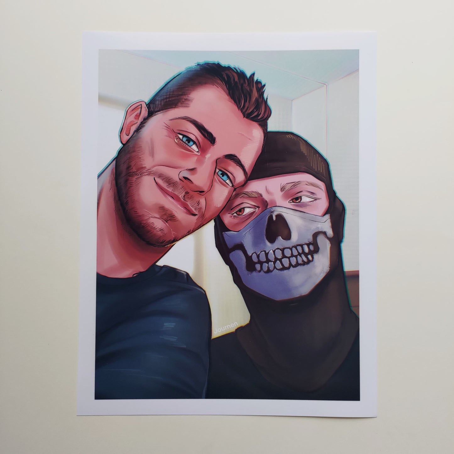 SoapGhost Selfie - Art Print