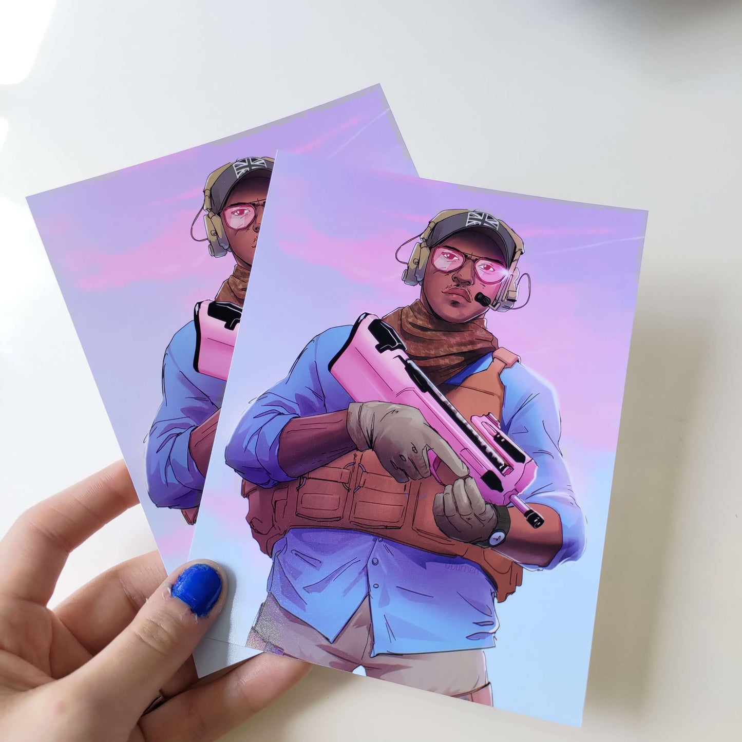Gaz Portrait - Art Print