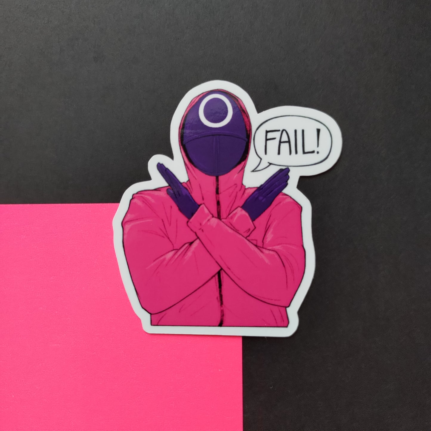 Pink Guard Stickers!
