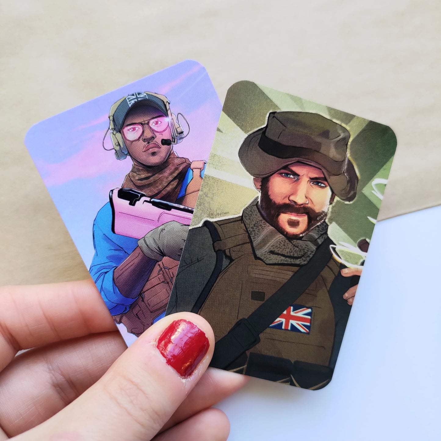 CoD PHOTOCARDS - Ghost, Soap, Price, Gaz, Adler, Woods