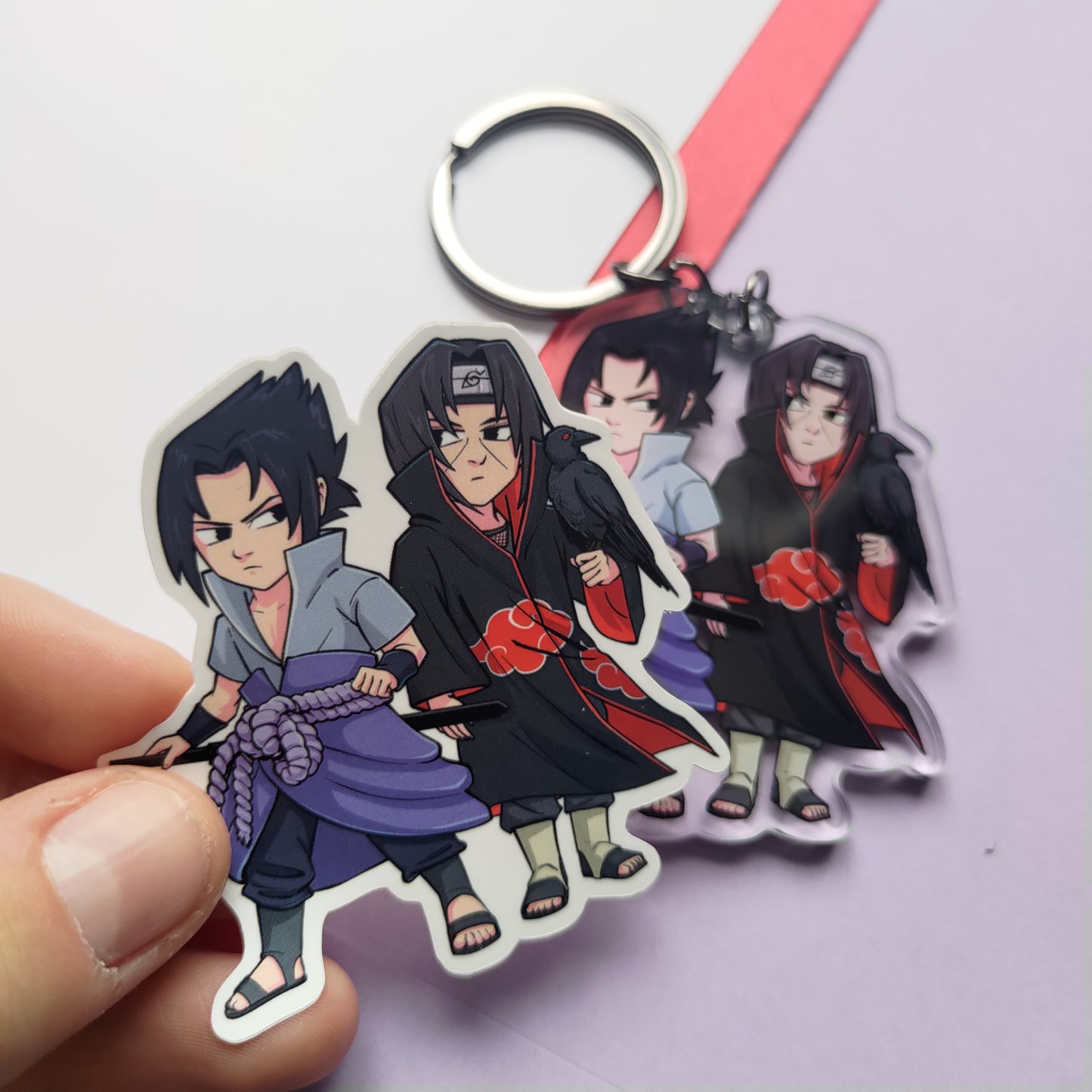 Uchiha's Acrylic Charm Keychain