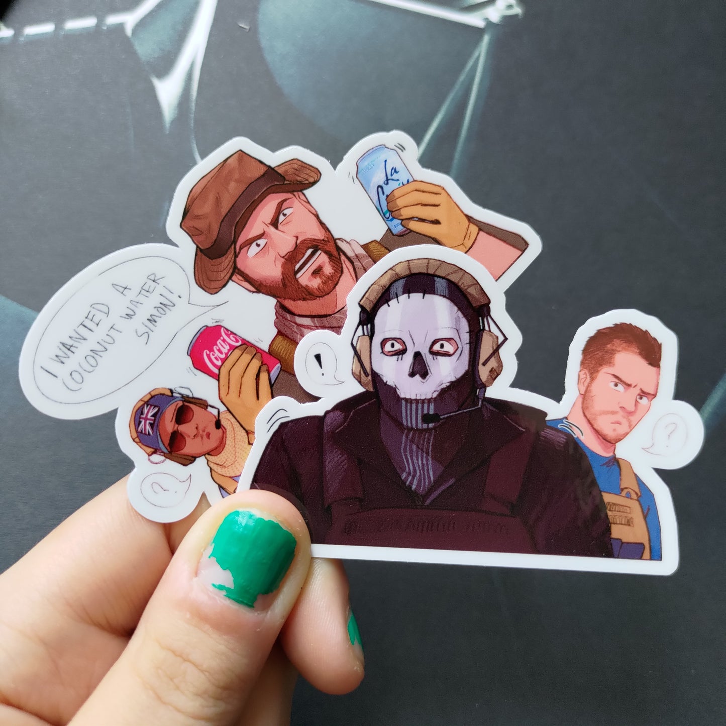 Coconut Water Simon Stickers!