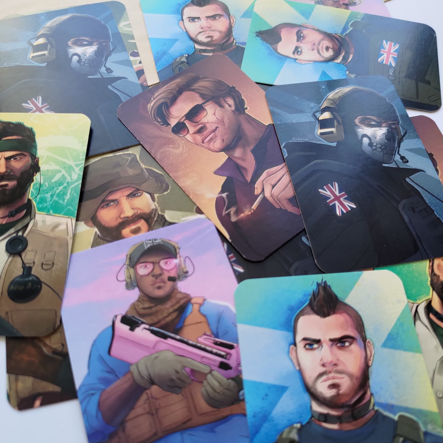 CoD PHOTOCARDS - Ghost, Soap, Price, Gaz, Adler, Woods