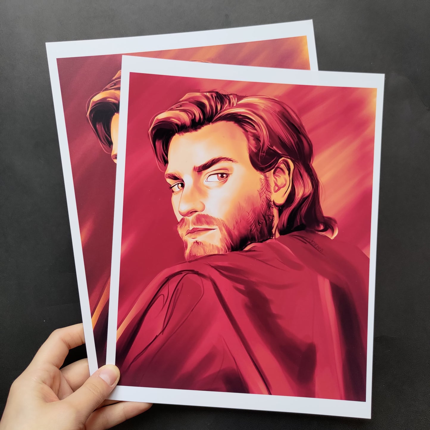 AotC Obi-Wan Portrait - Art Prints