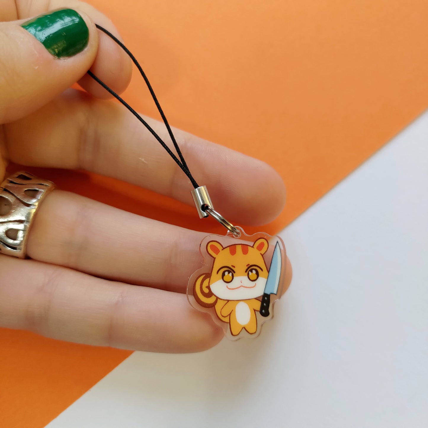 Jjongrami Knife Earrings / Phone Charm!