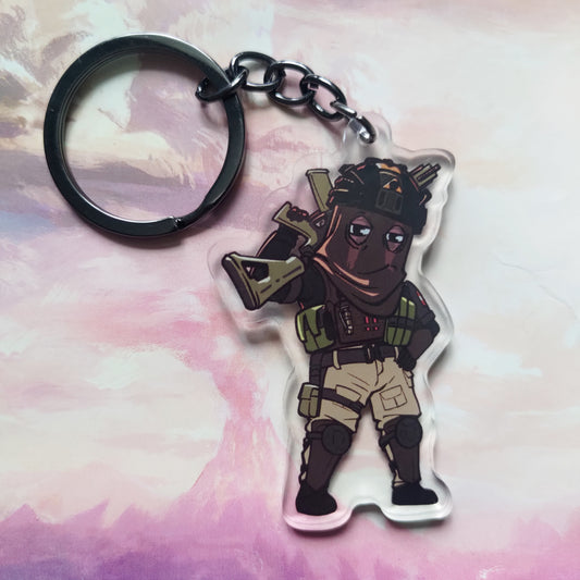 Konig Acrylic Charm Keychain
